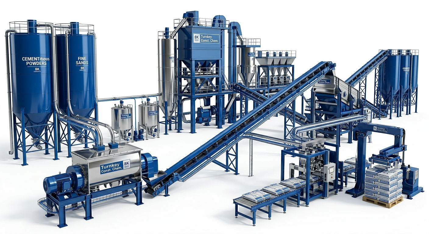 Construction Chemicals Production Machinery: Complete Solutions for Modern Plants